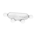 Miniatyrbillede 4 af 5: Generisk Biltelefonholder Monteringsventilationsklemme Udtrækkelig klemmeholder Justerbar sort rød hvid