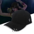 Miniatyrbilde 8 av 8: Unisex Sport Snapback Running Baseball Utendørs Buet Justerbar Sommerhette Svart