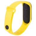 Miniatyrbillede 8 af 8: Digitalur LED Hvidt Lys Display Plast Spejl Elektronisk Bevægelse Silikone Strap Sportsur til Student Gul