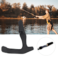 Miniatyrbild 7 av 8: 2 set Bärbart fiskespöbälte Hög flexibilitet Stångskydd Cap Rem Fästbandage Set Tillbehör