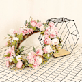 Miniatyrbilde 4 av 5: Justerbar hårkrone for kvinner til bryllup og høytider - Rose Champagne (2 stk)