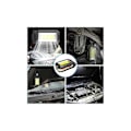 Miniatyrbillede 5 af 5: Torch LED Arbejdslampe, 10W LED Spotlight Bærbar Genopladelig Inspektionslampe Magnetisk Lommelygte med USB til Bilreparation
