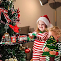 Miniatyrbilde 2 av 4: Juleputer, God Jul Juletre Plysjleketøy Fylte Puter(D)
