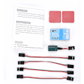 Miniatyrbillede 1 af 8: F50A 3-akset Gyro A3 V2 flyvekontrolstabiliseringssystem til RC fastvingefly