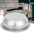Pikkukuva 4 / 8: 58mm Yhden ja kahden hengen huokoinen suodatinpussikorin kahvikoneen pohjaton kahva (kaksipuolinen)