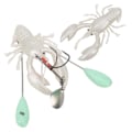 Miniatyrbillede 5 af 8: PVC fiskeri naturtro lokkemad kunstig krebs form agn dybhavsfiskeri tilbehør 60g sølv