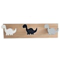 Miniatyrbilde 1 av 3: Veggkrok for barn med dinosaurmotiv, dørkrok i tre, Brachiosaurus