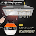 Pikkukuva 5 / 5: Kädessä pidettävä höyrypuhdistin 2500w Höyrypuhdistin 1,35l