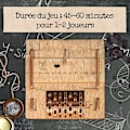 Miniatyrbild 2 av 5: Rött syra gren escape room pussel - 60min boxad kattmodell trä 3D logikspel presentask