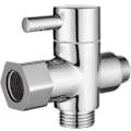 Miniatyrbillede 1 af 5: Solid messing trevejsventiladapter