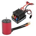 Miniatyrbillede 3 af 8: RC børsteløs motor ESC Combo 60A ESC S3650 5200KV børsteløs motor kit til 1/10 RC bil lastbil crawler