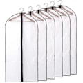 Miniatyrbillede 1 af 4: Pakke med 12 Dragtposer til Tøj, Lange, 60 X 120/100 Cm Kant Transparent Dragtpose Tøjposer