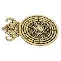Miniatyrbilde 7 av 8: Feng Shui-anheng i messing - robust og utsøkt Feng Shui-anheng-ornament - gaver til hjemmekontorbildekorasjon