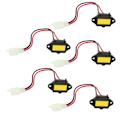 Miniatyrbillede 2 af 8: 5 STK Plast Holdbar Professionel Ladestik Oplader Interface Connector til E Bike Trehjulet cykel Generelt