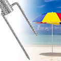 Miniatyrbillede 4 af 5: Jordspyd til Parasol Parasol Strandparasol Sandanker Jordspyd Parasolfod Parasolfiksering Tykkelse 28-32mm