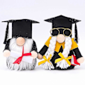 Miniatyrbilde 1 av 5: Eksamensnisse Gonk Eksamensfest Dekorasjoner Gaver Til Lærere Studenter, Gutt Og Jente 2 stk Svart