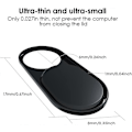Miniatyrbild 2 av 4: Webbkameraskydd, Kameraskydd Slide, 0,027 tum Ultratunna Metall Kamerasekretesskydd för Laptop, PC, Smartphone, Skydda Din Visuella Integritet och Säkerhet