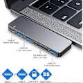Pikkukuva 4 / 5: USB C Hub -sovitin MacBook Pro/Air 2020 2019 2018 - 6-in-1 USB-C -lisätarvikkeet