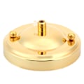 Miniatyrbillede 2 af 8: 2 stk. Jern Loftslampe Baldakin Krog Lysekrone Pladeholder Dekoration DIY Montering Tilbehør Guld