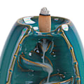 Miniatyrbillede 7 af 8: Tilbageflow Røgelse Brænder Retro Røgelse Holder Dekorative Ornamenter med Anti Slip Pad 110 Røgelse Kegler