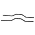 Miniatyrbilde 7 av 8: 2 stk RC rammeskinner i karbonfiber, lette og stabile chassisrammer for Axial SCX24 AXI90081 1/24 RC bil, svart