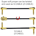 Miniatyrbilde 5 av 5: Gitar Patch Kabel Effektpedal for Effektpedaler 3-pakning