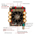 Miniatyrbillede 2 af 5: ZK-6002 Lydforstærkerkort 2.0 Stereo 600W+600W TPA3255 Sort31