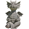Miniatyrbillede 1 af 5: Drage Statue Boligindretning, Yoga Drage Haveindretning Drage Buddha Kunst Skulptur Have Statue Resin