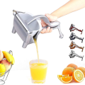Miniatyrbillede 1 af 5: Håndsaftpresser i rustfrit stål - manuel citron- og saftpresser