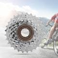 Miniatyrbillede 5 af 8: Forkromet cykelsvinghjul bagerste frihjulsudskiftningstilbehør til Mountain Bike6 speed