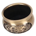Miniatyrbillede 8 af 8: Messing Røgelse Brænder Rustfri Dekorativ Metal Røgelse Brænder Holder med Røgelse Pindeholder Base Bronze