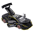 Miniatyrbillede 5 af 8: 1/32 Legering Støbt Model Sportsvogn Simulering Lyd Lys Træk Tilbage Superbil til Børn Sort