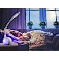 Miniatyrbillede 2 af 4: Børne Skrivebordslampe med 256 RGB Ambient Natlys, LED Dæmpbar Sengelampe, Touch for Farvelys og 3 Lysstyrkeniveauer, Komfortabel for Øjnene, 5