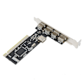 Pikkukuva 8 / 8: PCI-laajennuskortti 4-porttiseen USB2.0-hub-sovittimeen, nopea muuntaja, universaali PC-lisävaruste