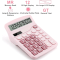 Miniatyrbillede 2 af 5: Kontorregnemaskine 12 cifre (Pink)