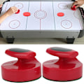 Pikkukuva 6 / 8: Ilmahockeypöytä 94MM Slider Pusher -setti 4 kiekkovarusteella, suuri koko, punainen