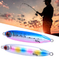 Miniatyrbilde 6 av 8: 2PCS Kombinasjon Q11 60g Kunstig Langskudd Fiske Lure Bait Tackle Tool Tilbehør