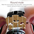 Miniatyrbild 7 av 8: Volymkontroll Mute Ljuddämpare Gripbräda Five Claw Round Mute Violin Tillbehör Set Kit