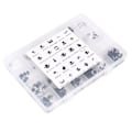 Miniatyrbild 7 av 8: 250 st Tact Push Switch Micro Kombination Kit 25 Värden Boxad Knappbrytare för TV Ljud Utrustning