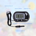 Miniatyrbillede 7 af 8: LCD Digital Akvarie Termometer med sugekop Fisketank Vand Terrarium Temperatur til fisk og krybdyr