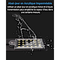 Miniatyrbillede 4 af 5: Mini Akvarium Kliplamper med 24 Hvide og Blå LED'er - 10W (Sort)