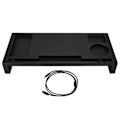 Miniatyrbillede 1 af 8: Monitor Stand Riser USB Computer Desk Stand Desk Storage Organizer Laptop Computer Bracket til kontorstudie