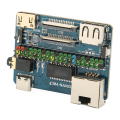 Miniatyrbilde 5 av 8: For Raspberry Pi Module 4 Board Multi Interface PCB 4K 30fps CM4 Socket USB2.0 CSI Connector 5V Input Mini Base Board