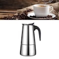 Miniatyrbild 5 av 8: 100ML Rostfritt Stål Kaffebryggare Moka Kanna Isolerad Termisk Kaffekanna för Handbryggt Kaffe