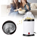 Pikkukuva 5 / 8: Kodin minikokoinen sähköinen puhallin automaattinen popcorn-kone popcorn-valmistaja EU-pistoke 220-240V valkoinen