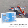 Miniatyrbillede 7 af 8: F50A 3-akset Gyro A3 V2 flyvekontrolstabiliseringssystem til RC fastvingefly