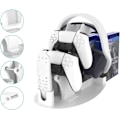 Miniatyrbillede 2 af 5: til PS5 Spilopbevaringsorganisator - Spildisk og Controller Opbevaring Øretelefonholder Universal Controller Holder Multifunktionel Holder