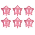 Miniatyrbilde 3 av 8: 50 stk rosa stjerneballonger automatisk forsegling gjenbrukbare metalliske glansdekorasjoner ballonger for bryllup forlovelsesfester