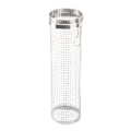 Miniatyrbilde 2 av 8: Roterende grillkurv i rustfritt stål, universell roterende sprøkurv med krok for BBQ pommes frites 30 cm/11,8 tommer
