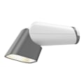 Miniatyrbillede 3 af 8: LED-læselampe ABS USB 90 graders foldbar 4000K 3-trins dæmpbar øjenbeskyttelse skrivebordslampe til soveværelse, arbejdsværelse, sovesal, kontor, grå